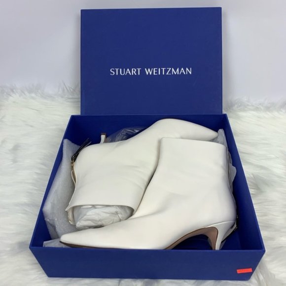 Stuart weitzman juniper women booties white 7 - Picture 7 of 10